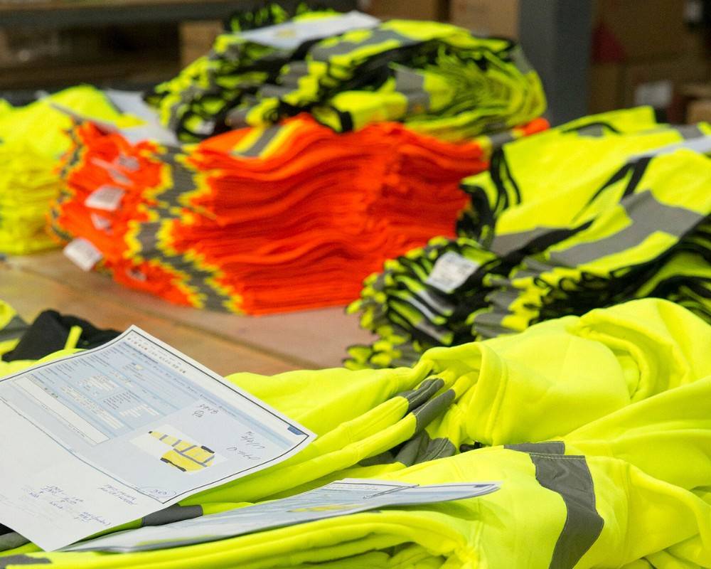 High-Visibility Majestic Vests ready to be shipped